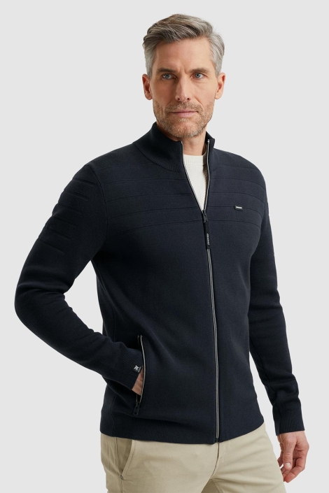 Vanguard zip jacket cotton modal bonded