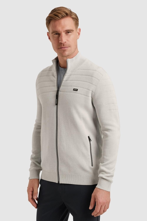 Vanguard zip jacket cotton modal bonded