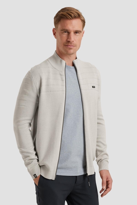 Vanguard zip jacket cotton modal bonded