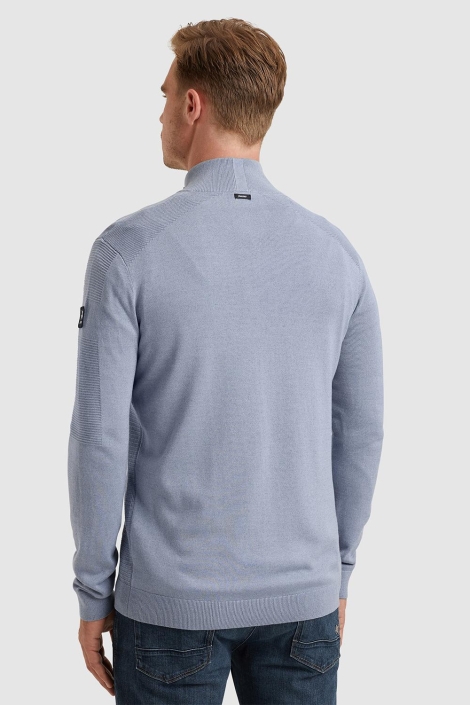 Vanguard half zip collar cotton modal mouli