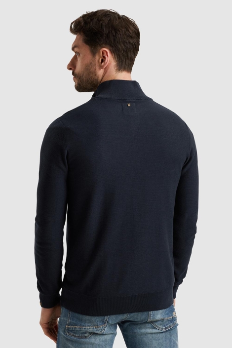 PME legend half zip collar cotton modal