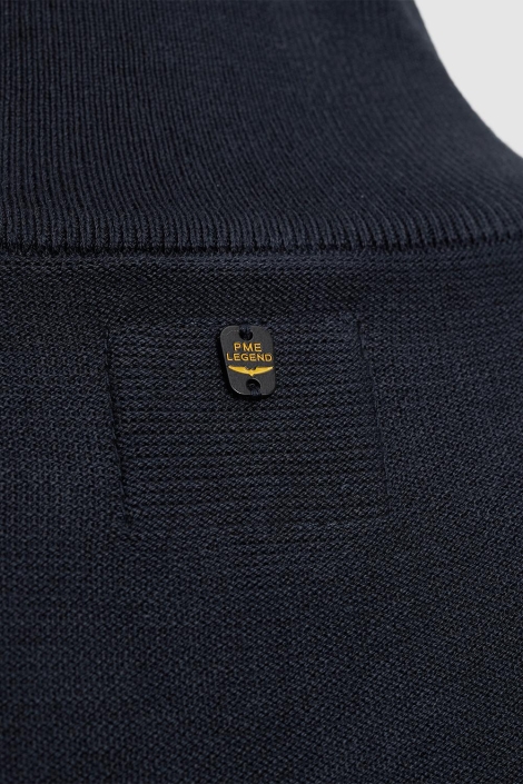 PME legend half zip collar cotton modal