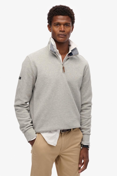 Superdry core pique half zip