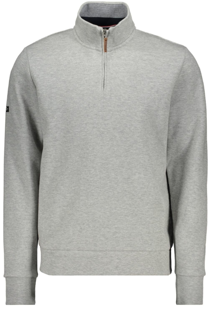 CORE PIQUE HALF ZIP M2014078A GREY MARL