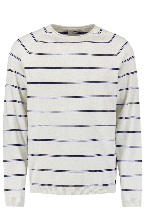 NO-EXCESS pullover crewneck stripes