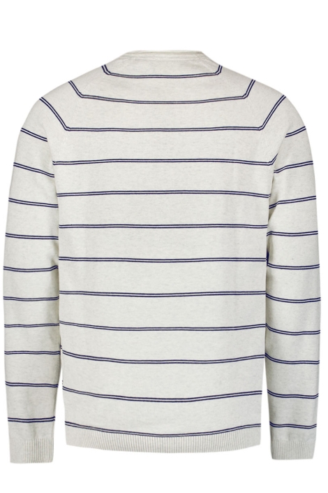 NO-EXCESS pullover crewneck stripes