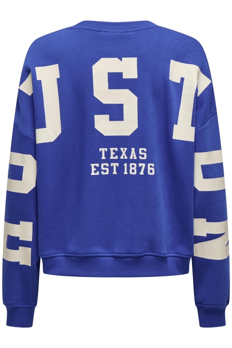 Only onlsweat l/s back/sleeve print swt