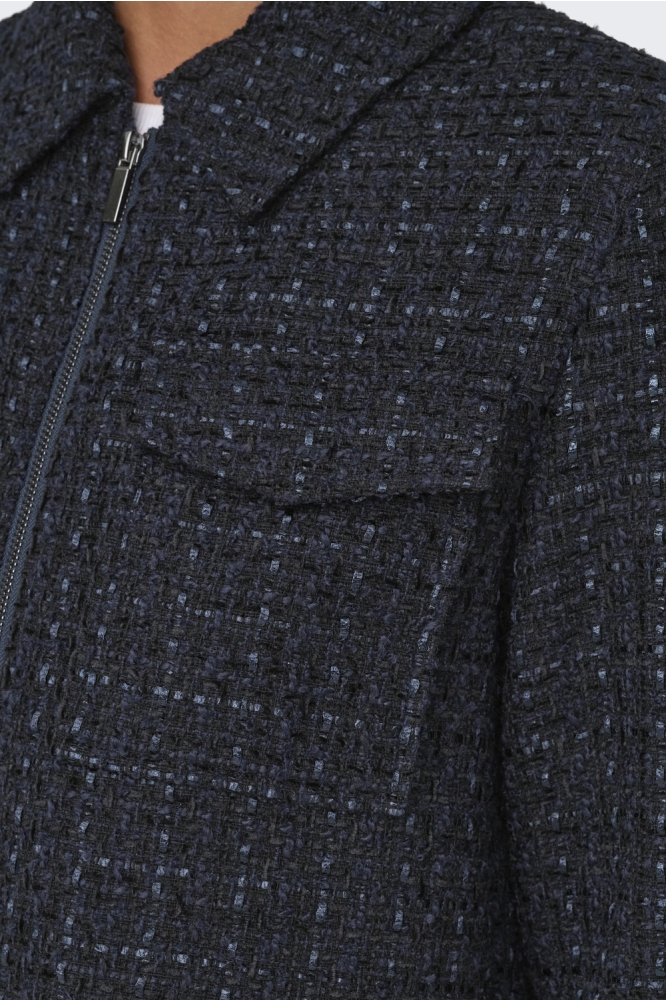 ONLSHONA L/S BOUCLE JACKET TLR 15334275 NAVY BLAZER