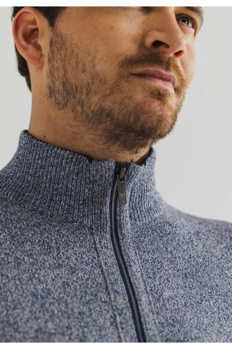 State of Art cardigan plain knit