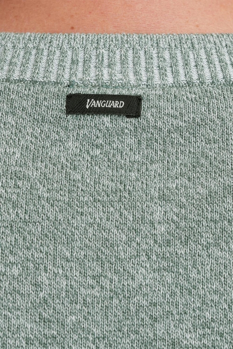 Vanguard crewneck cotton linen blend