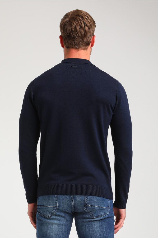 GESTRUCTUREERDE TRUI 614771 301 Navy