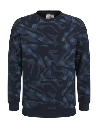 Gabbiano Trui SWEATER MET PRINT 774770 301 Navy