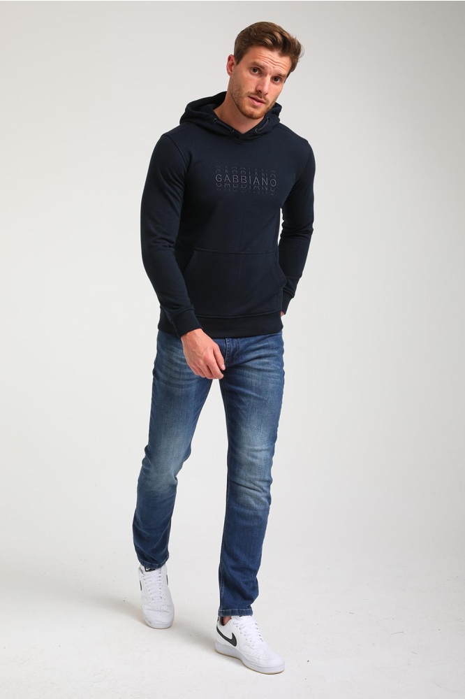 SWEATER MET TEKST 774773 301 Navy