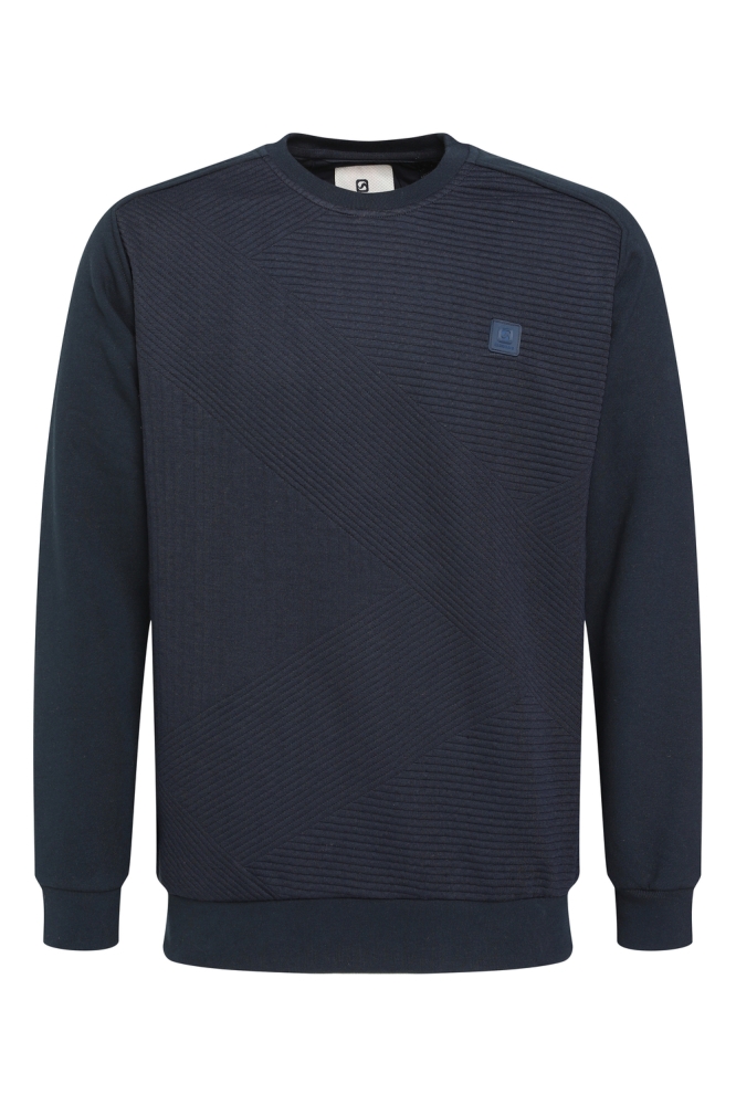 JACQUARD ROUNDNECK SWEATER 774783 301 navy