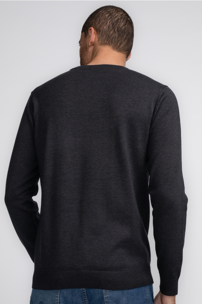 KNITWEAR ROUND NECK BASIC M 3040 KWR201 5120 Sky Captain