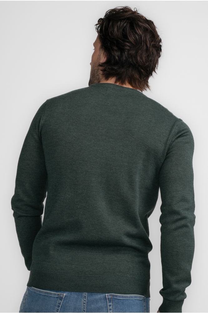 KNITWEAR ROUND NECK BASIC M 3040 KWR201 6089 Bottle