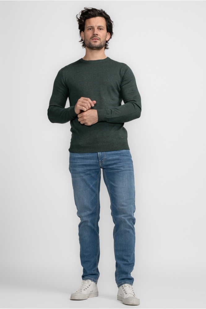 KNITWEAR ROUND NECK BASIC M 3040 KWR201 6089 Bottle