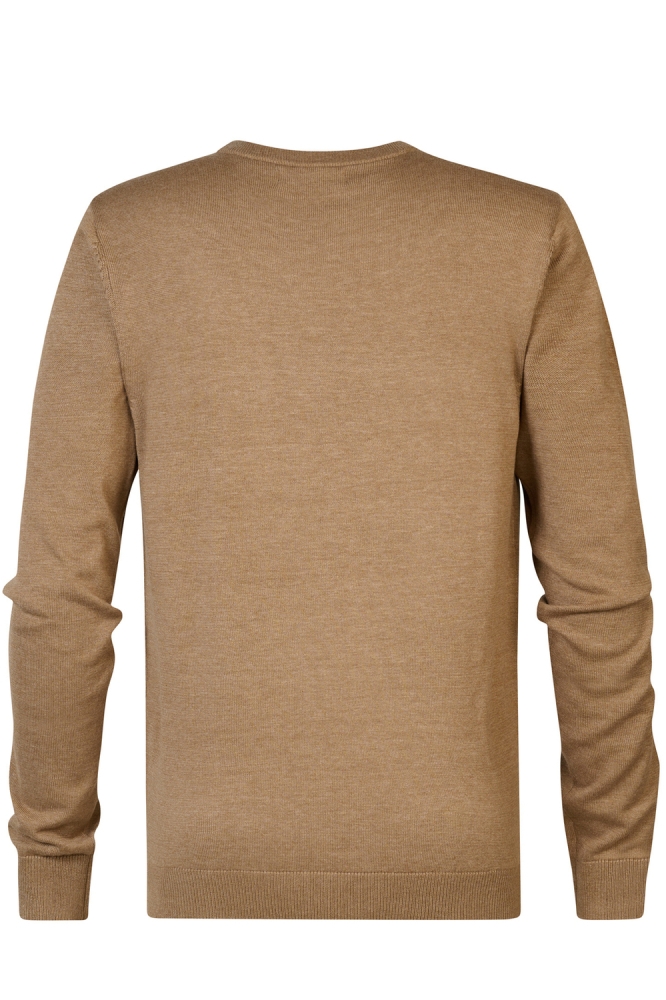 KNITWEAR ROUND NECK BASIC M 3040 KWR201 7140 Oak