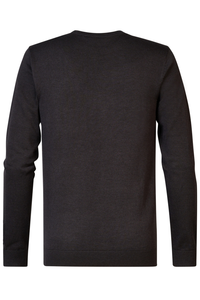 KNITWEAR ROUND NECK BASIC M 3040 KWR201 9091 Dark Black