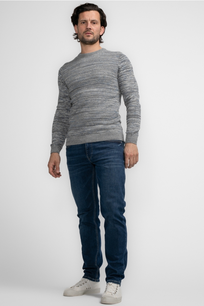 KNITWEAR ROUND NECK BASIC 3040 KWR240 Light Shadow