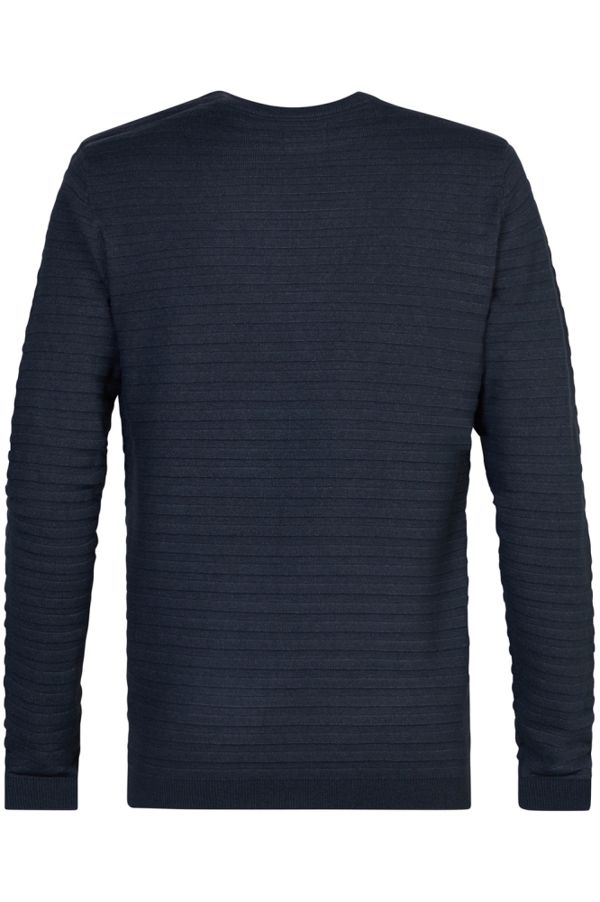 KNITWEAR ROUND NECK BASIC M 3040 KWR269 Midnight Blue 5185