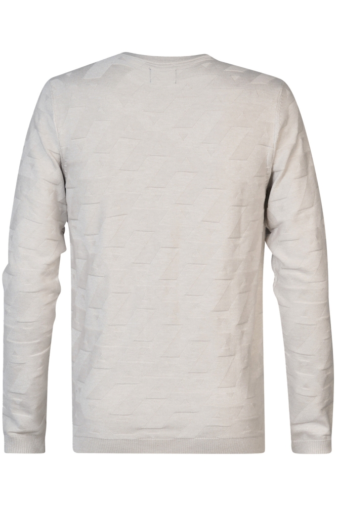 KNITWEAR ROUND NECK M 3040 KWR219 0009 Antique White Melee