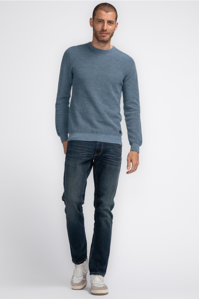 KNITWEAR ROUND NECK BASIC M 3040 KWR225 5183 Light Shadow