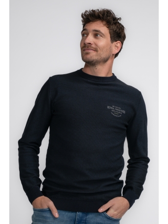 Petrol Industries Trui KNITWEAR ROUND NECK BASIC M 3040 KWR233 Sky Captain