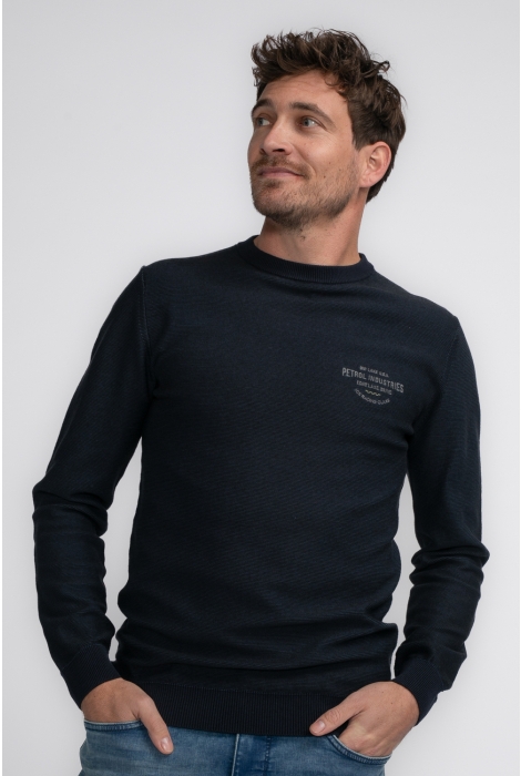 Petrol Industries men knitwear round neck basic