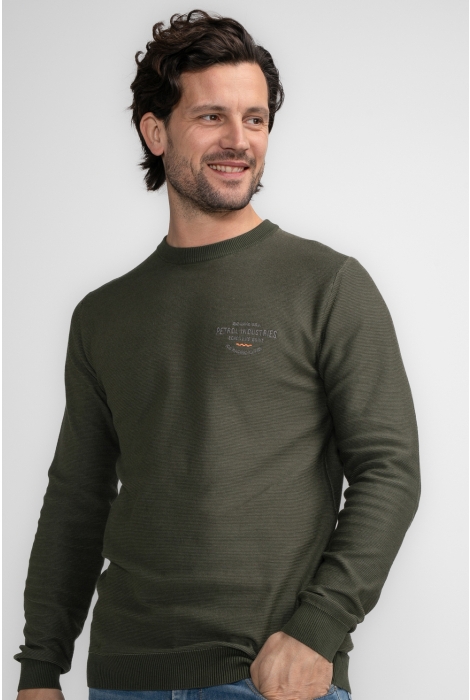 Petrol Industries men knitwear round neck basic