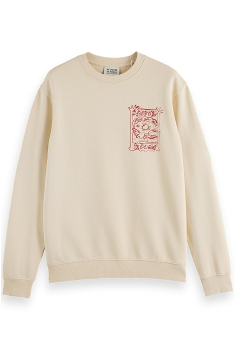 Scotch & Soda front chest artwork sweatshirt