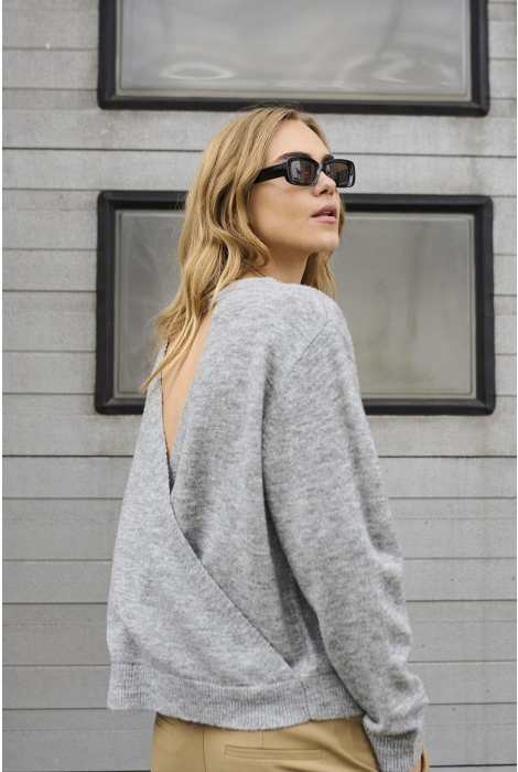 Kaffe kamalene open back pullover