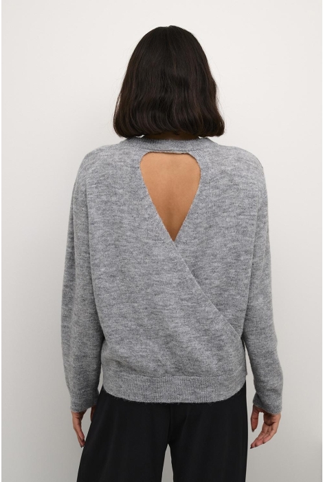 Kaffe kamalene open back pullover