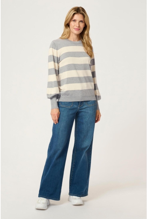 Kaffe kalizza striped pullover