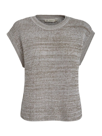 Peppercorn Trui BEALA SLEEVELESS KNIT TOP PC7939 0178M WINTER TWIG SAND MEL