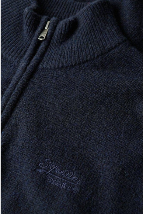 Superdry essential emb knit half zip