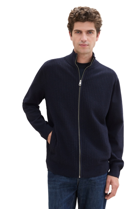 Tom Tailor cosy structured knit jacket