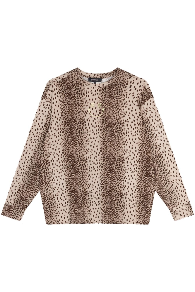 JODY KNITTED LEOPARD LS R2407814435 850 LEOPARD