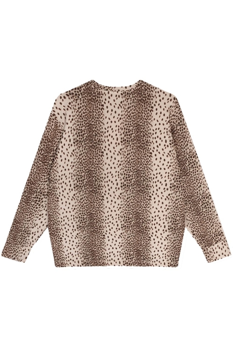 Refined Department ladies knitted leopard ls