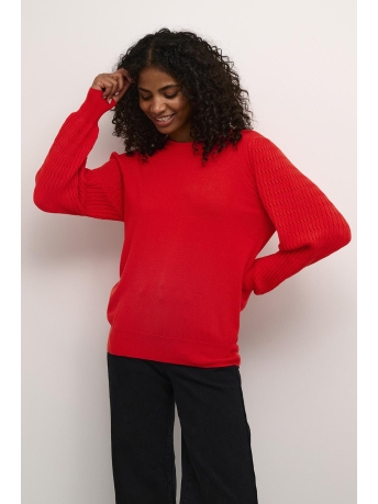 Kaffe Trui KANANNA PULLOVER 10509104 181664 FIERY RED