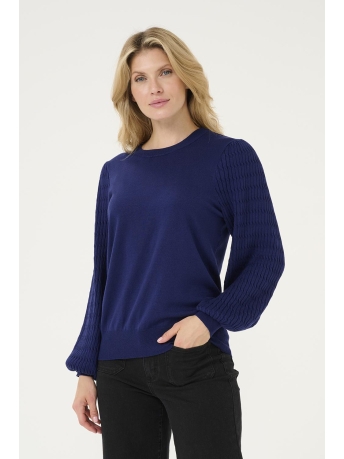 Kaffe Trui KANANNA PULLOVER 10509104 193942 BEACON BLUE