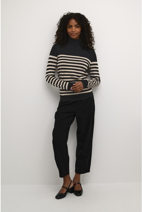 Kaffe kalizza striped roll neck