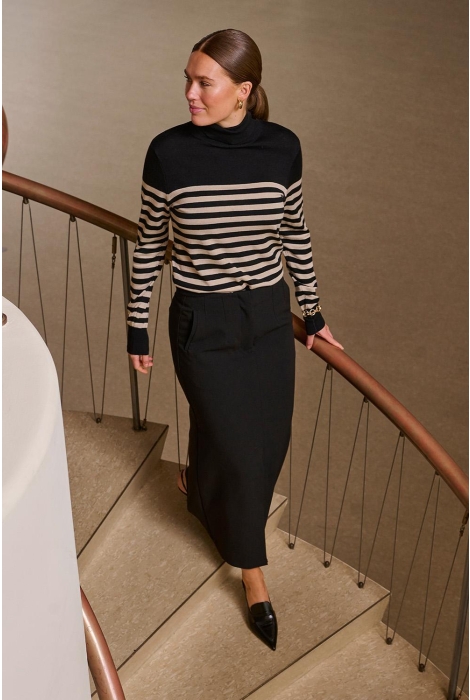 Kaffe kalizza striped knit pullover