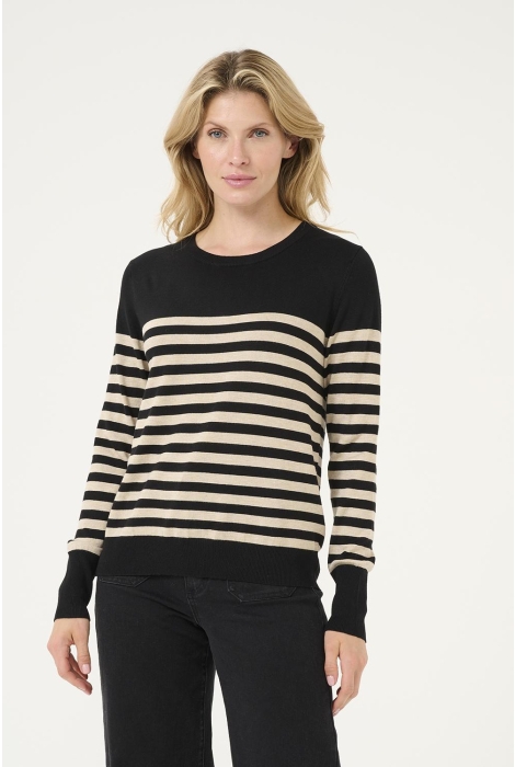 Kaffe kalizza striped knit pullover