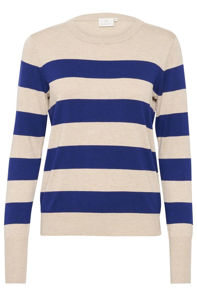 KALIZZA STRIPED KNIT PULLOVER 10509065 106356 BLUE/FEATHER GRAY