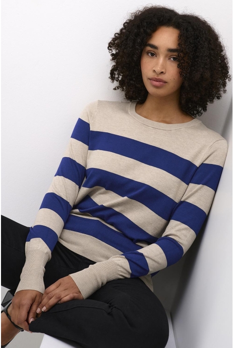 Kaffe kalizza striped knit pullover