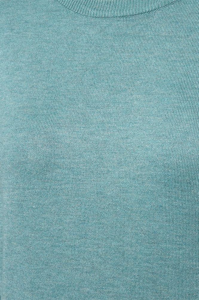 FQJOEL PULLOVER 204792 DUSTY TURQUOISE MELANGE