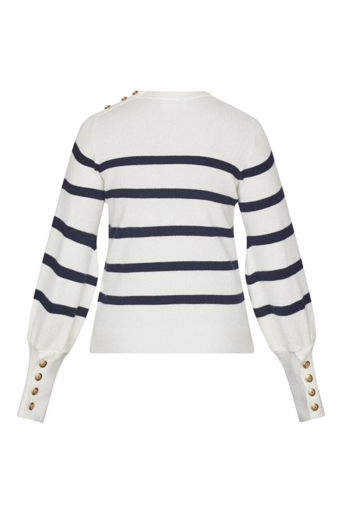 HANI STRIPE1 17554 CREAM/MIDNIGHT