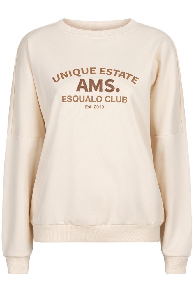 SWEATER EMBROIDERY ESTATE F24 05534 125 BEIGE