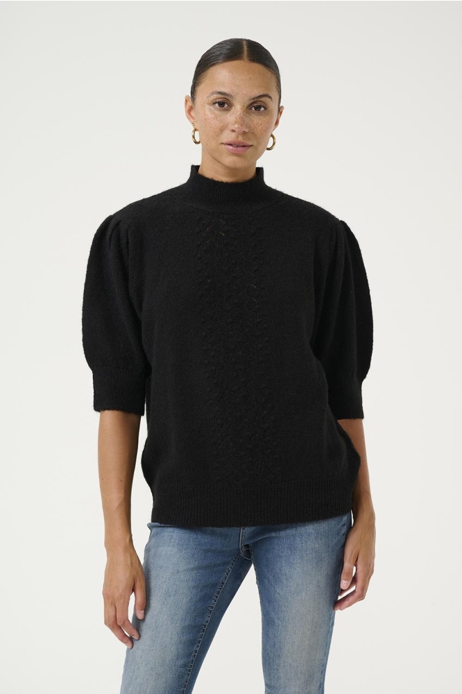 CUMYKO KIMMY SS PULLOVER 50110728 500012 BLACK